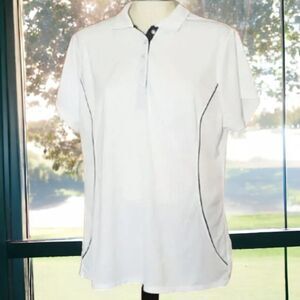 Champion Sport Polo Shirt with Navy Trim